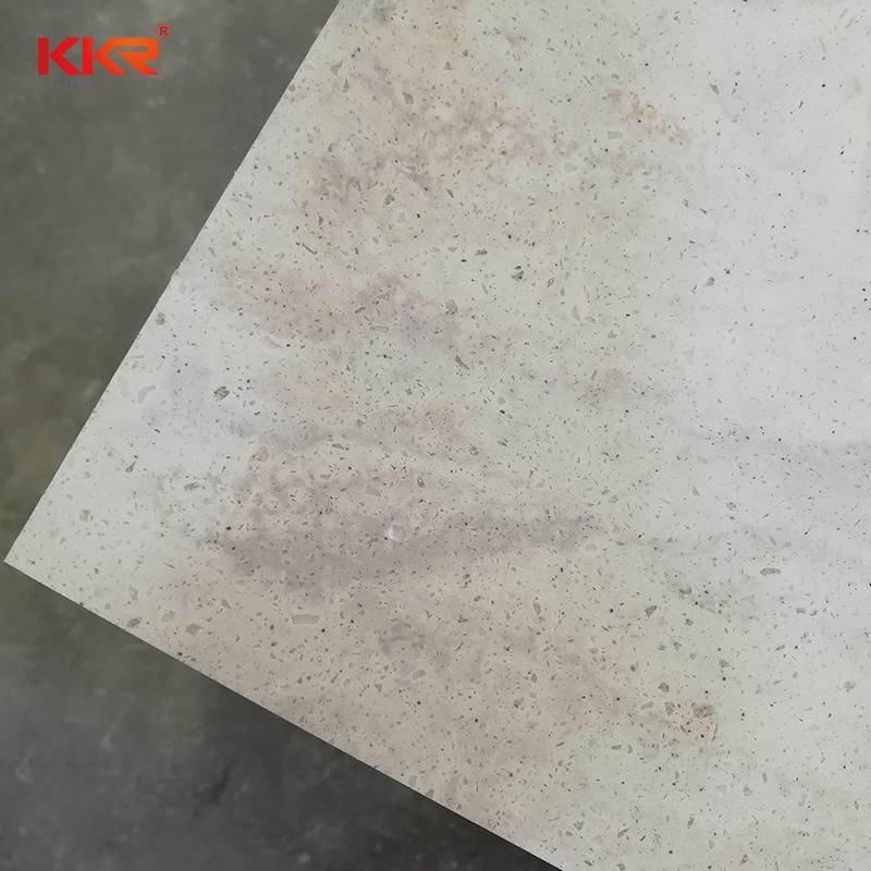 Marble Texture Looks 25mm Acrylic Solid Surface Sheet Countertops Vanity Tops