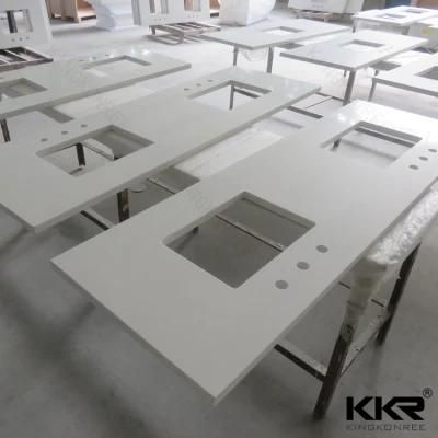 Hotel Solid Surface Bathroom Vanity Tops with Sink