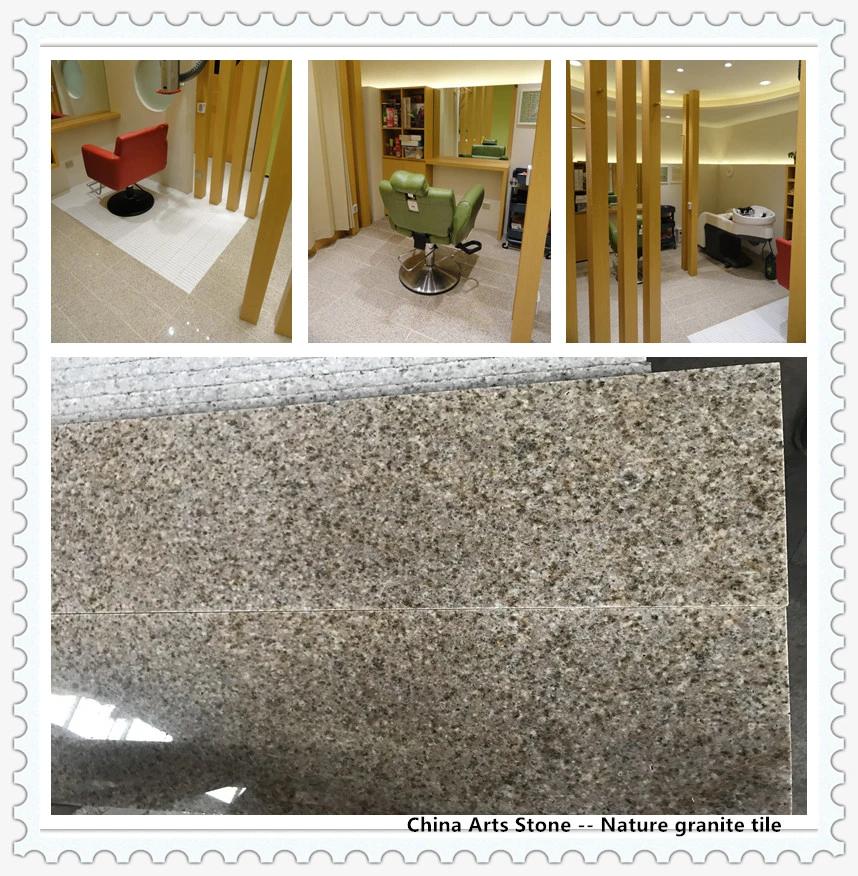 Nature Grey G654 Granite Bush-Hammered Arc Flat Shape Tile