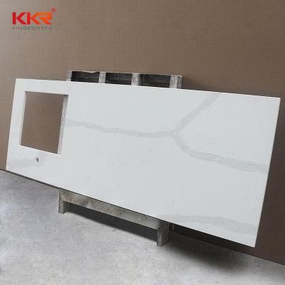 Kingkonree Customized Quartz Stone Marble Kitchen Island Top