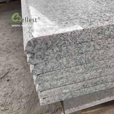 G602 Grey Granite Stone Stairs 120X35X3cm Polished 1 Long Edge Half Bullnose