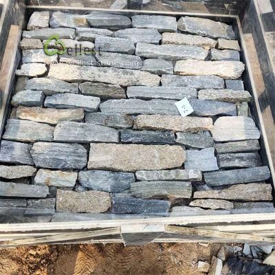 Random Loose Natural Grey/Blue Quartzite Stone for Exterior Wall Cladding