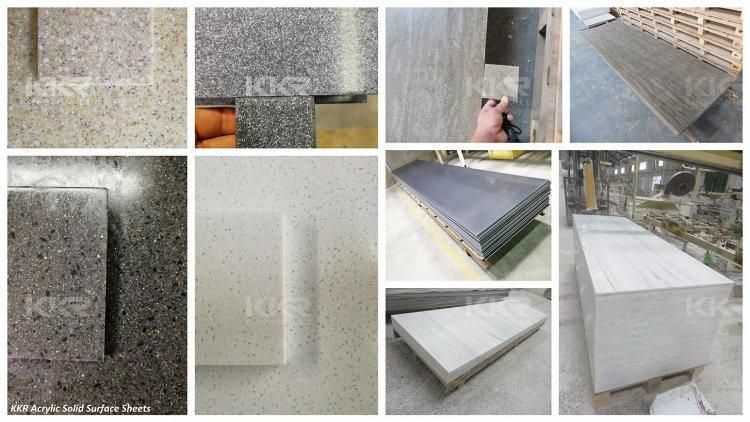 White Marble Acrylic Stone Solid Sruface DuPont Corian Sheet Price