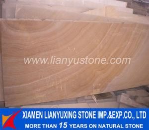 Yellow Vein Sandstone Slab for Construction