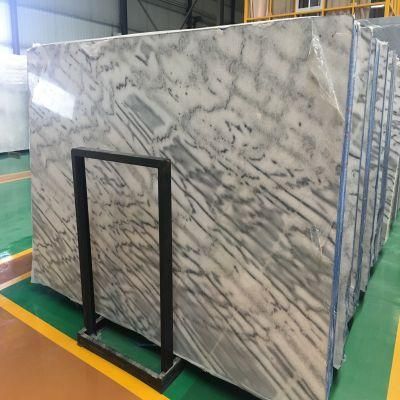 New Arrival Chinese Cloudy White Marble Big Slab for Countertop Floor Tile