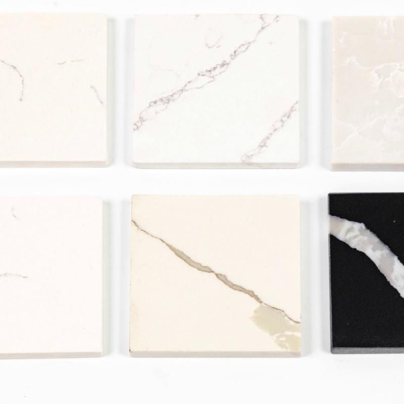 Quartz Stone Fish Belly White Series with High Quality and Mature Production for Excellent Life