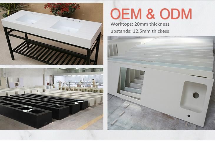 Kkr 60′′ 2cm Thickness Quartz Marble Like Color Stone Kitchen Countertop