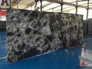 Dark Blue Galaxy Marble for Slabs/Wall and Flooring Tiles with Black Veins