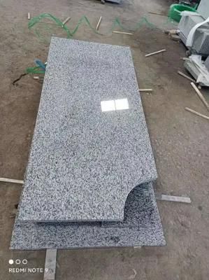 Cheap G623 Jilin White Granite Tombstone Monument Headstone