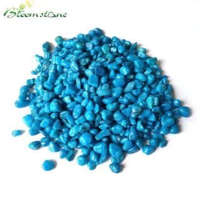 Blue Dyed Colored Gravel Aquarium Painted Sands/Garden Decoration Gravels