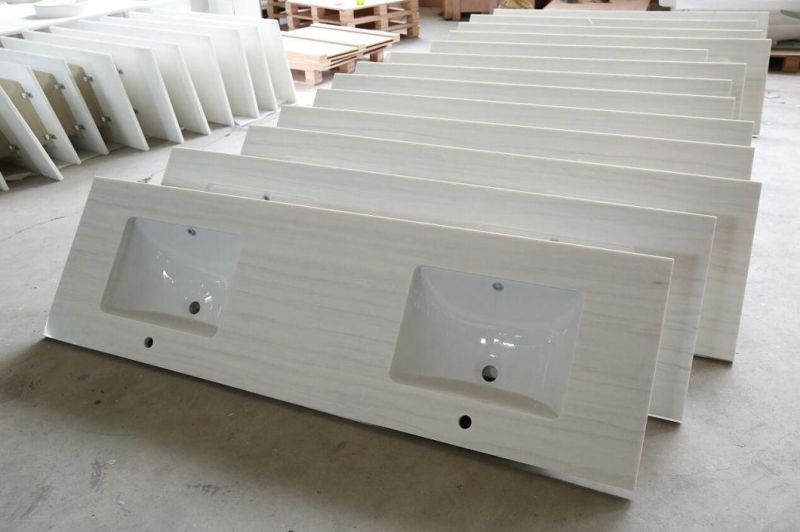 Hotel Design Stone Benchtops Quartz Desktop Kitchen Countertop