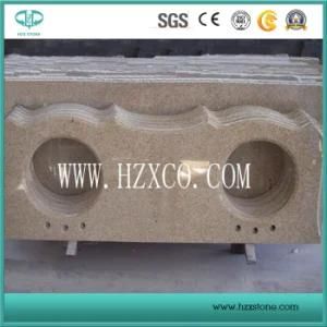 G682/Yellow Rusty/Misty Yellow Granite Tops for Countertop/Bathroom Top/Vanity Top/Sink