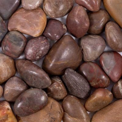 Red Polished Pebbles for Garden/Paths/Rockeries/Borders