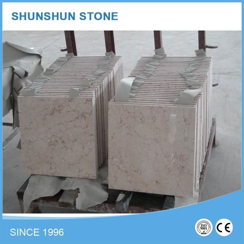Beige Red Marble Tile for Floor and Wall
