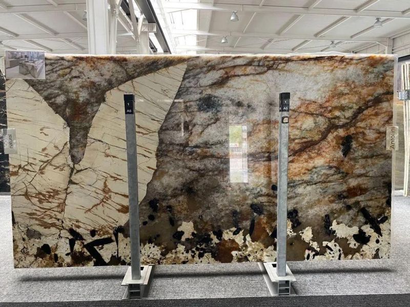 Polished Blue Granite Slab for Decoration / Countertop