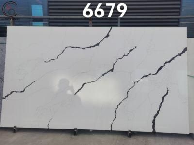 High Quality Artificial Quartz Stone Slab with Beautiful and Clear Veins
