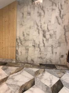 12X24 White Marble Look Floor Tile