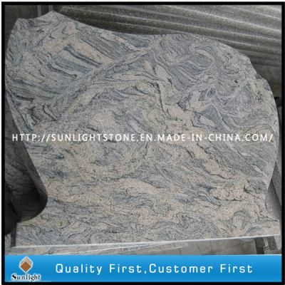 Cheap Wave Granite Nagrobek Tombstone Headstone China Juparana Monument