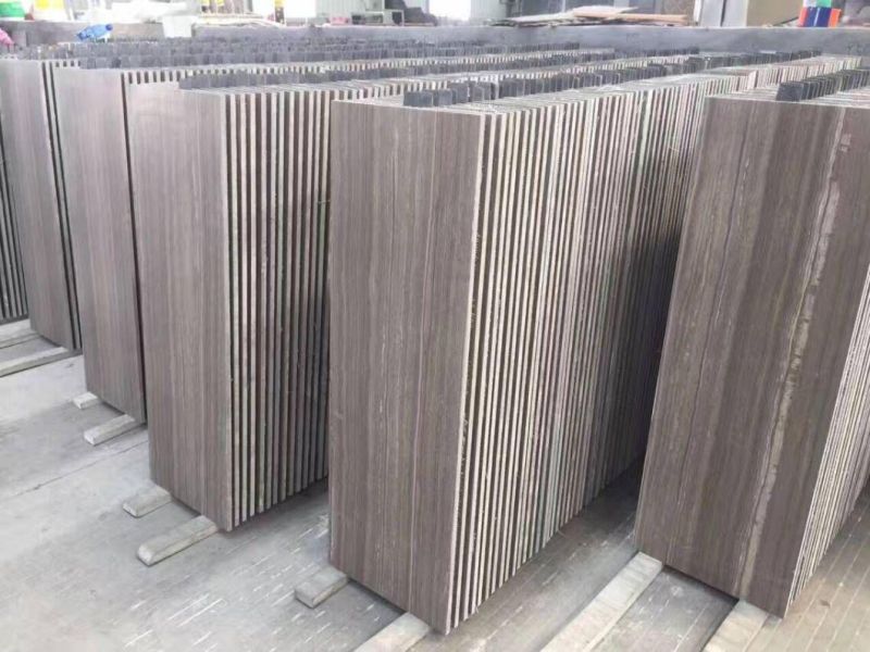 Coffee Brown Wooden Grey Timber Marble Slabs
