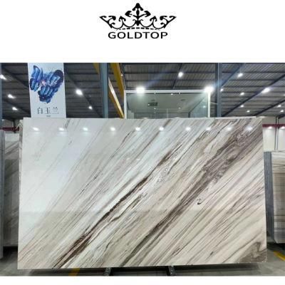 Best Price Natural Stone Slabs Platinum Dunes Marble Slab for Countertop and Tiles