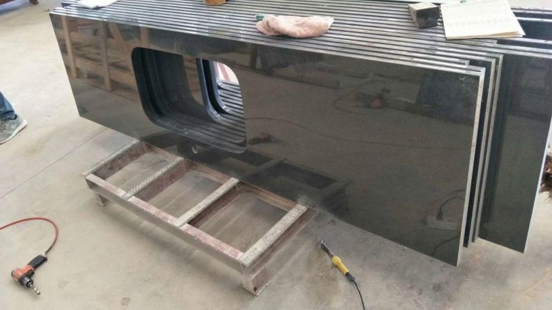 Polished Natural G654 Pandang Dark Granite Counter Top/Vanity Top/Kitchen Countertop