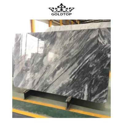 Building Material Natural Stone Polished/Honed Surface Bathroom/Kitchen Countertop Calacatta Grey Marble for Home