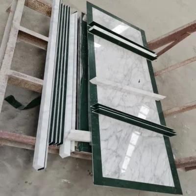 Italy Stone Bianco Carrara White White Marble Countertops for Hotel Project