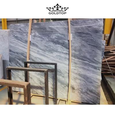 Chinese Wholesale Grey Marble Interior Slabs for Floor Wall Background