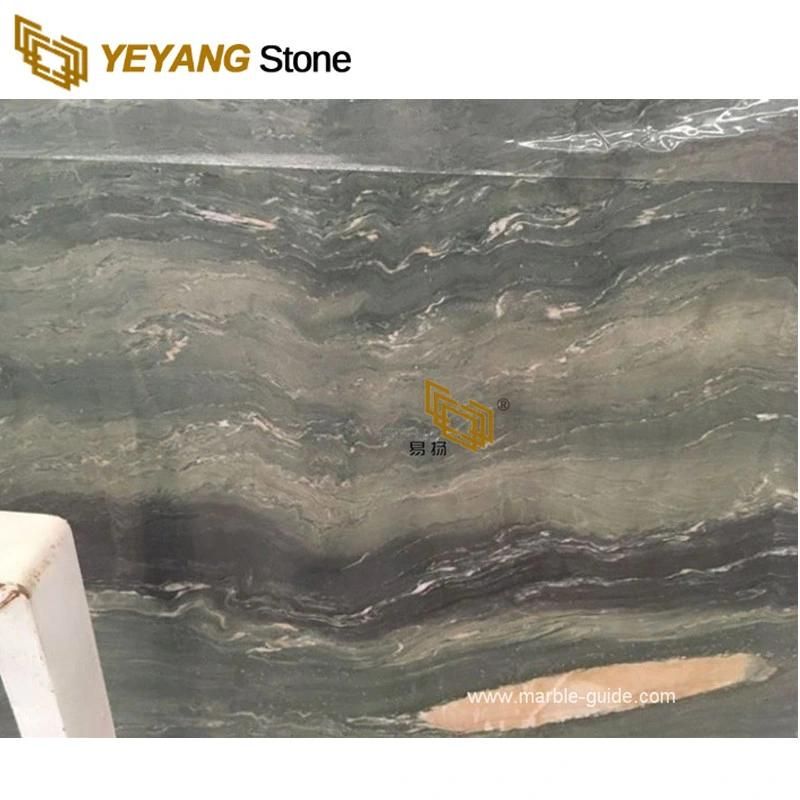 Top Polished Green Marble Nine Dragon Jade Marble for Table/Worktop/Background/Countertop