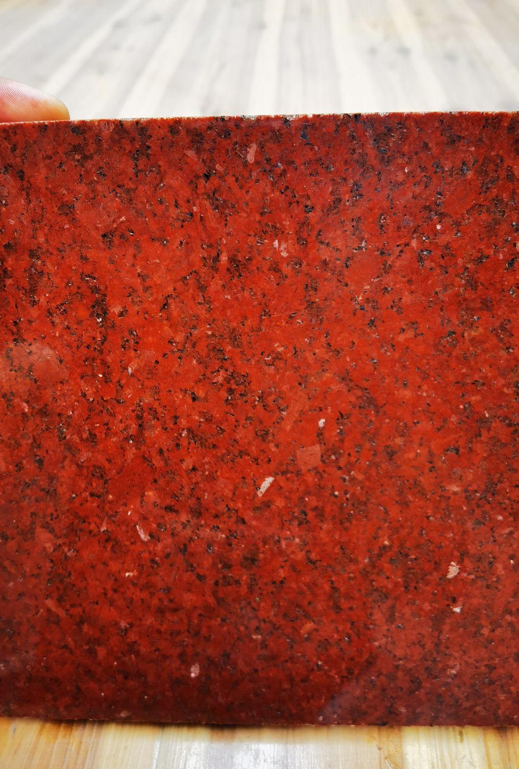High Quality Dyed Red Granite Slab G602 Natural Stone Factory Direct