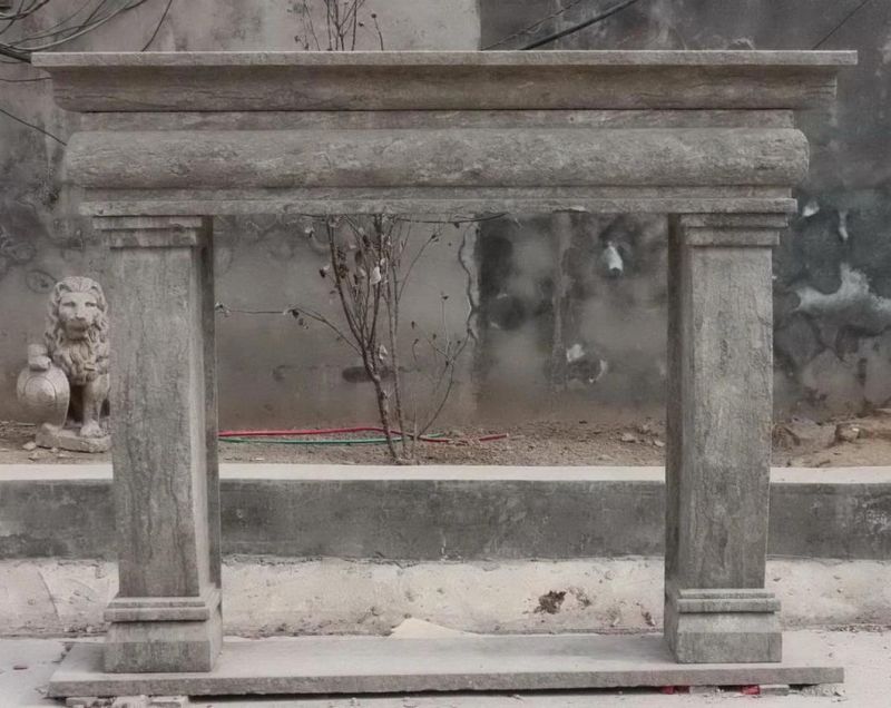 Fine Carving Marble or Stone Fireplace in Home Ornament
