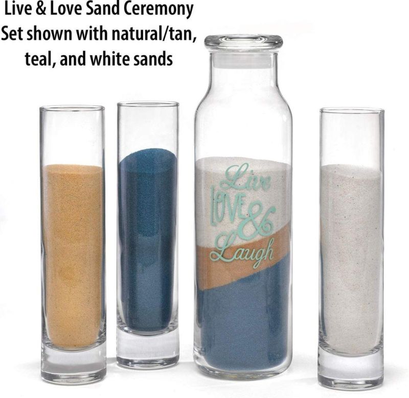 Decorative Terrarium Sand Colorful Quartz Sand for Aquarium