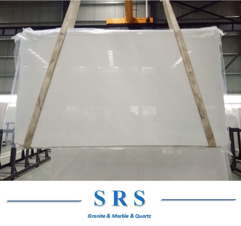 Polish Pure White Marble for Floor Tile