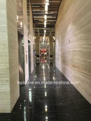 Black Marble Flooring Tile Slab for Flooring