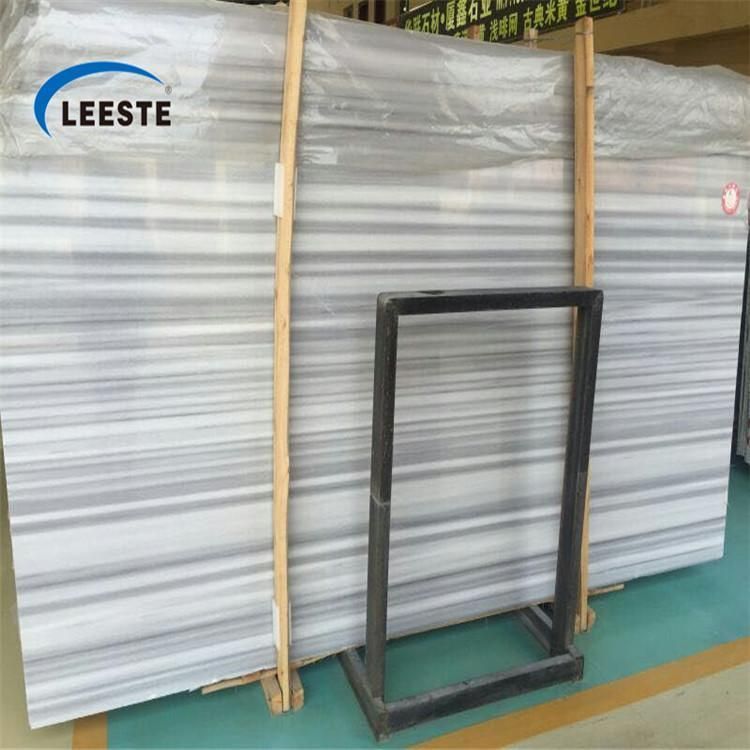 Marmaras White Marble Natural White Marble with Straight Grey Veins