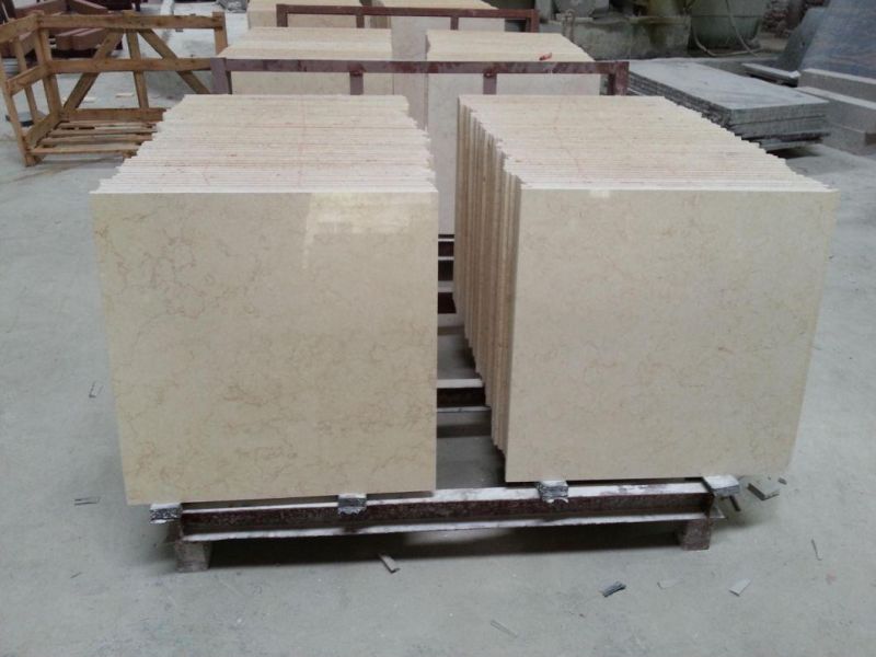 Sunny Beige Marble Light Cream Marble Polished Flooring Tile Wall Tiles