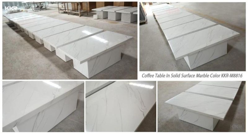 Customized Marble Like Slab for Decoration Solid Surface Sheet
