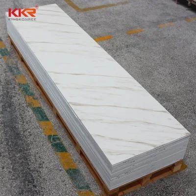 Countertop Slab Veined Pattern Solid Surface Acrylic Stone Sheet