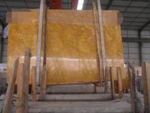 Golden Marble Slab for Countertops and Building Materials
