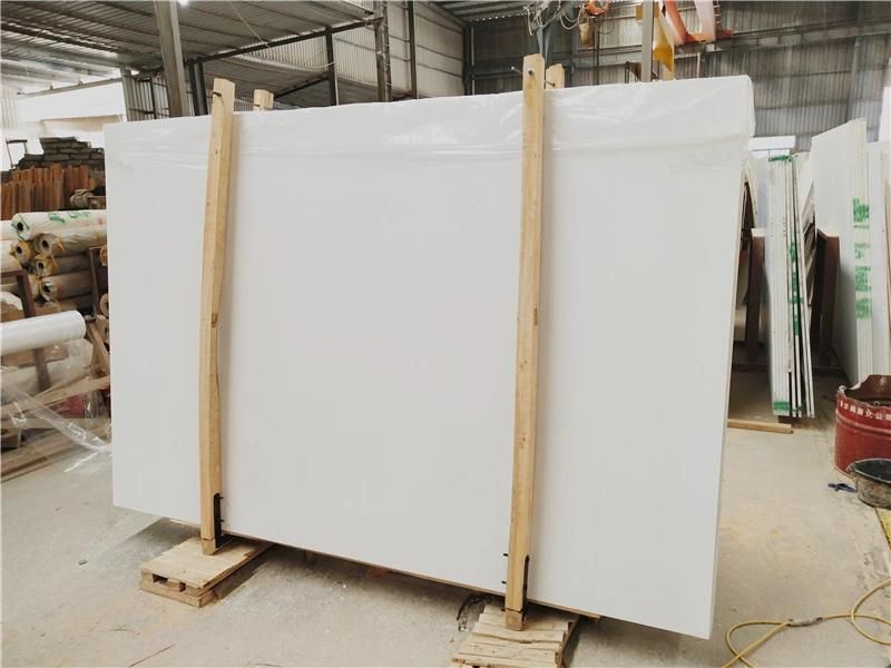 White Artificial Marble Stone Used for Kitchen and Bathroom and Wall and Floor and Countertop and Vanity Tops