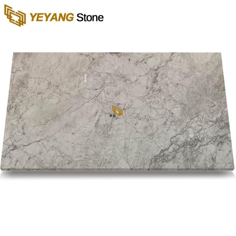 Calacatta Grey Quartzite Marble Slabs Super White Marble for Kitchen/Walling
