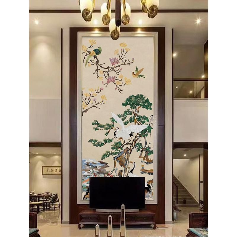 Customize Animal Mosaic Natural Marble Stone Water Jet TV Wall Marble Tiles Wall Panel for TV Tiles Marble Background Wall