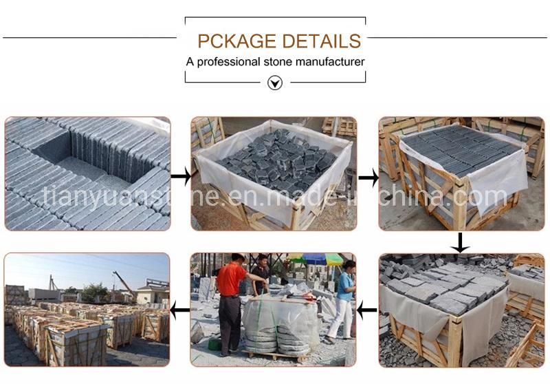 Grey Stone Granite Blind Paving/ Tactile Paving Anti-Slip for Walkway Sideway Patio Garden