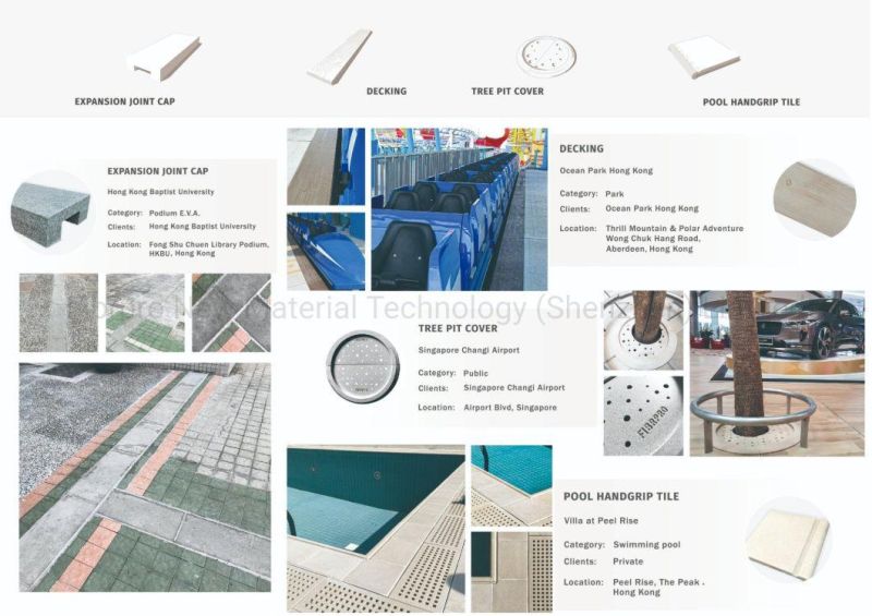 Fibrpro Heavy Duty/EVA/Landscape Driveway FRP Stone Grating with Color Matching Design