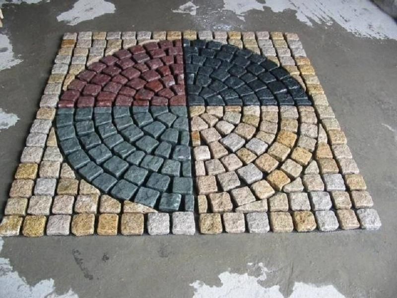 Mosaic Pattern Paving Stone for Flooring/Cube Stone/Kerbstone