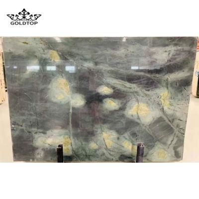Dream Green Vein Kitchen Countertops Island Worktop Table Tops Bathroom Vanity Wall Panels Natural Stone Tiles Marble Slabs