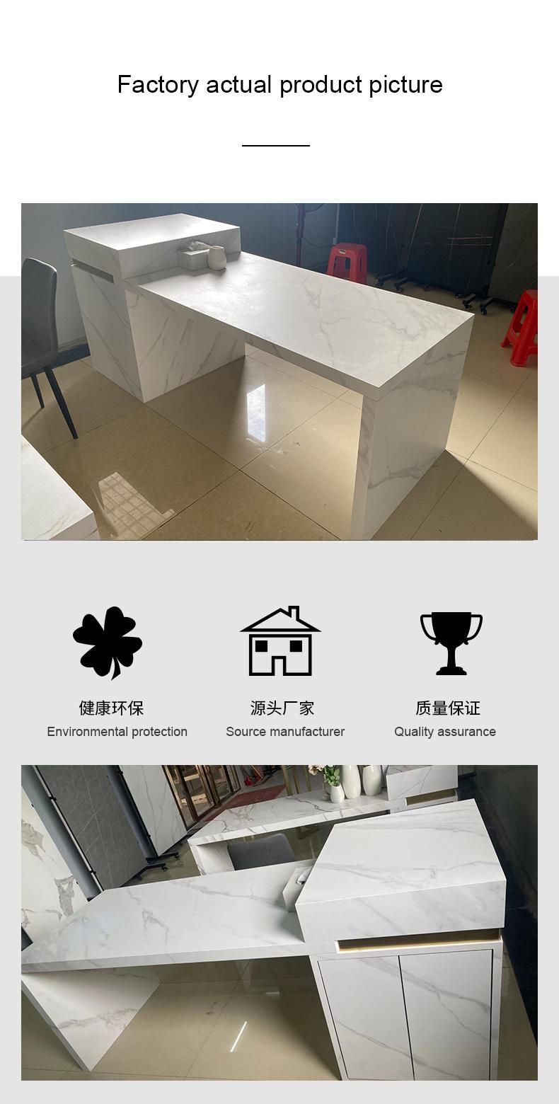 Nordic Style Multifunction Marble Rock Board Plate Chinese Furniture Kitchen Cabinets Storable Marble Dining Room Table