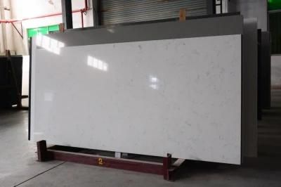 Cararra Artificial White Quartz Stone Slab