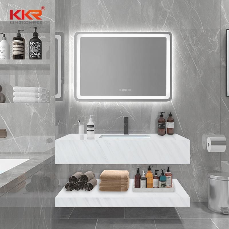 Silestone Quartz Stone Vanity Top with Cabinet for Bathroom