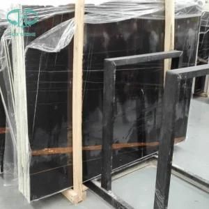 Laurent Black Gold Marble Tile for Walling/Flooring